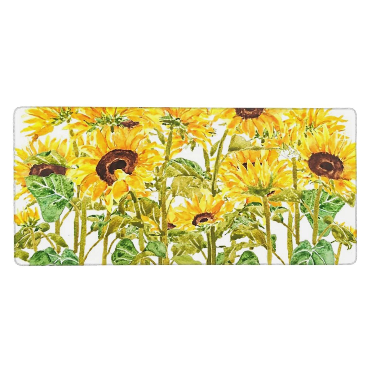 Yellow Laptop Accessories - Ayçiçeği Canlı Sarı Çiçek Büyük Mouse