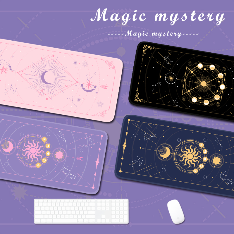 Laptop Accessories Cute - Sihirli ay yıldızı mor ekstra büyük