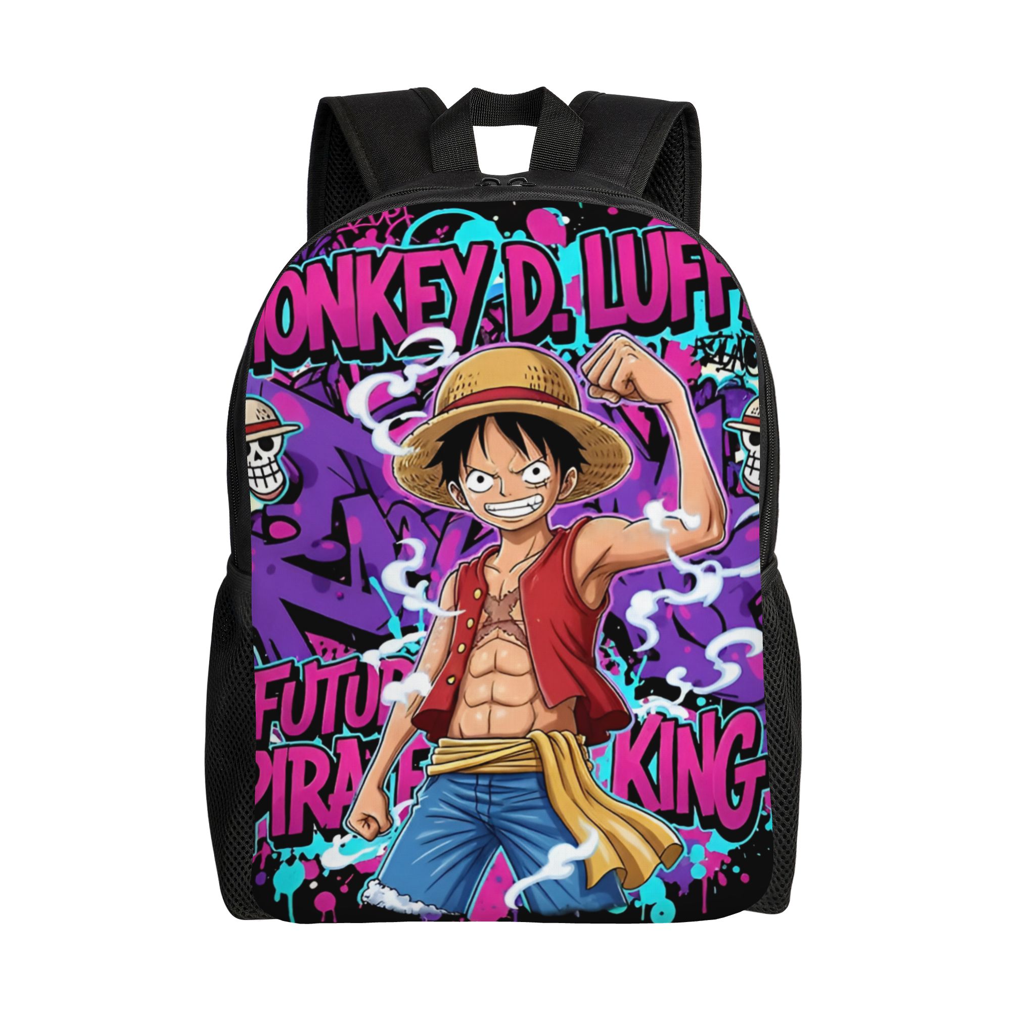 Laptop Accessories Bag For Men - Özel Tek Parça Luffy Seyahat Sırt