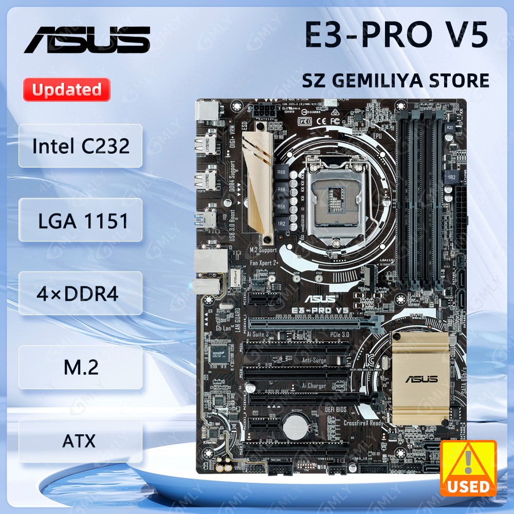 Intel Cpu Core I5 - Asus E3-PRO V5 Anakart LGA 1151