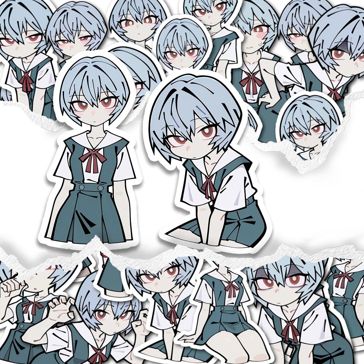 Laptop Accessories Cute - Yeni Neon Genesis Evangelion Çıkartmaları Ayanami