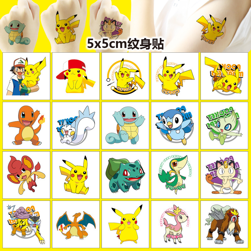 Laptop Accessories Cute - 5*5 cm 20 adet Pokemon Pikachu