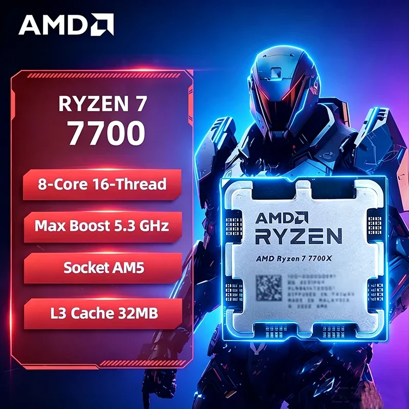 AMD Ryzen 7 7700 R7 7700 CPU 8 - Amd Cpu Ryzen 7 incelemesi ve fiyatı