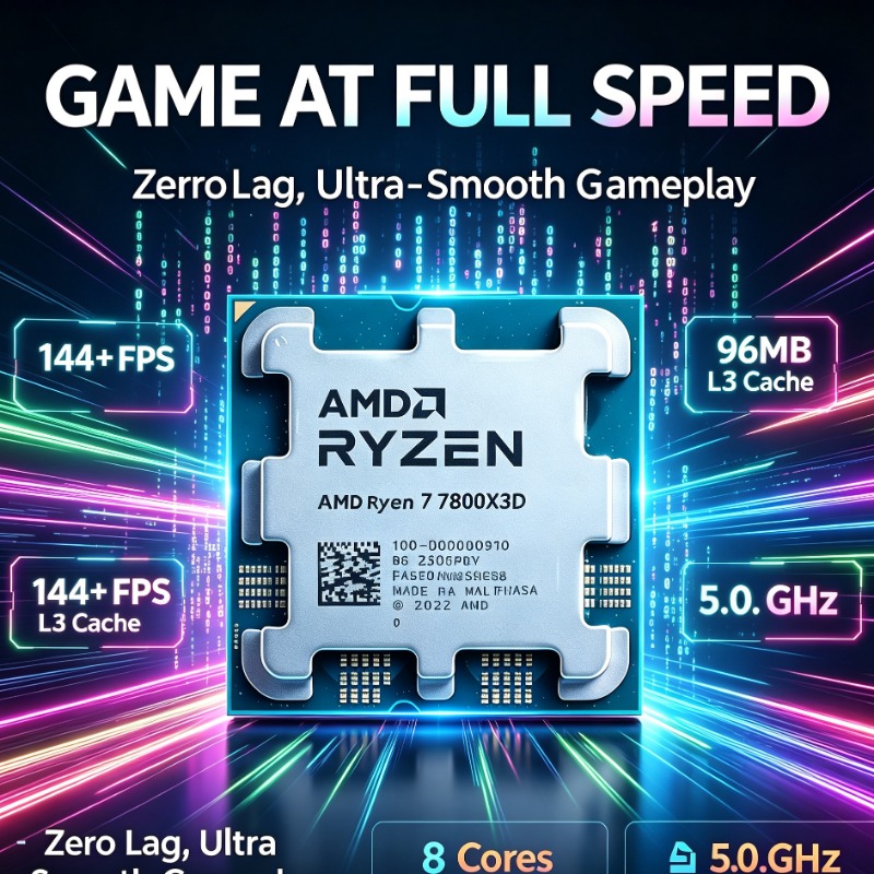 Ryzen 7 7800X3D Oyun İşlemcisi - Amd Cpu Ryzen 7 incelemesi ve fiyatı
