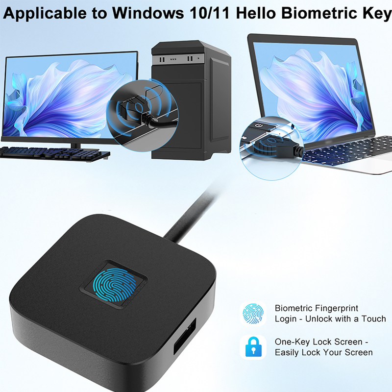 Windows 10 11 PC Dongle için U - Fingerprint Reader Usb incelemesi ve fiyatı