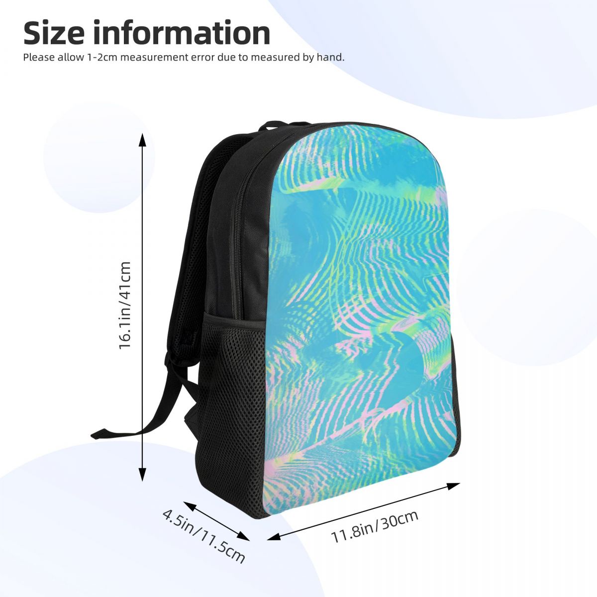 Özel Dalga-yeşil Soyut Doku Sı - Laptop Accessories Bag For Men incelemesi ve fiyatı