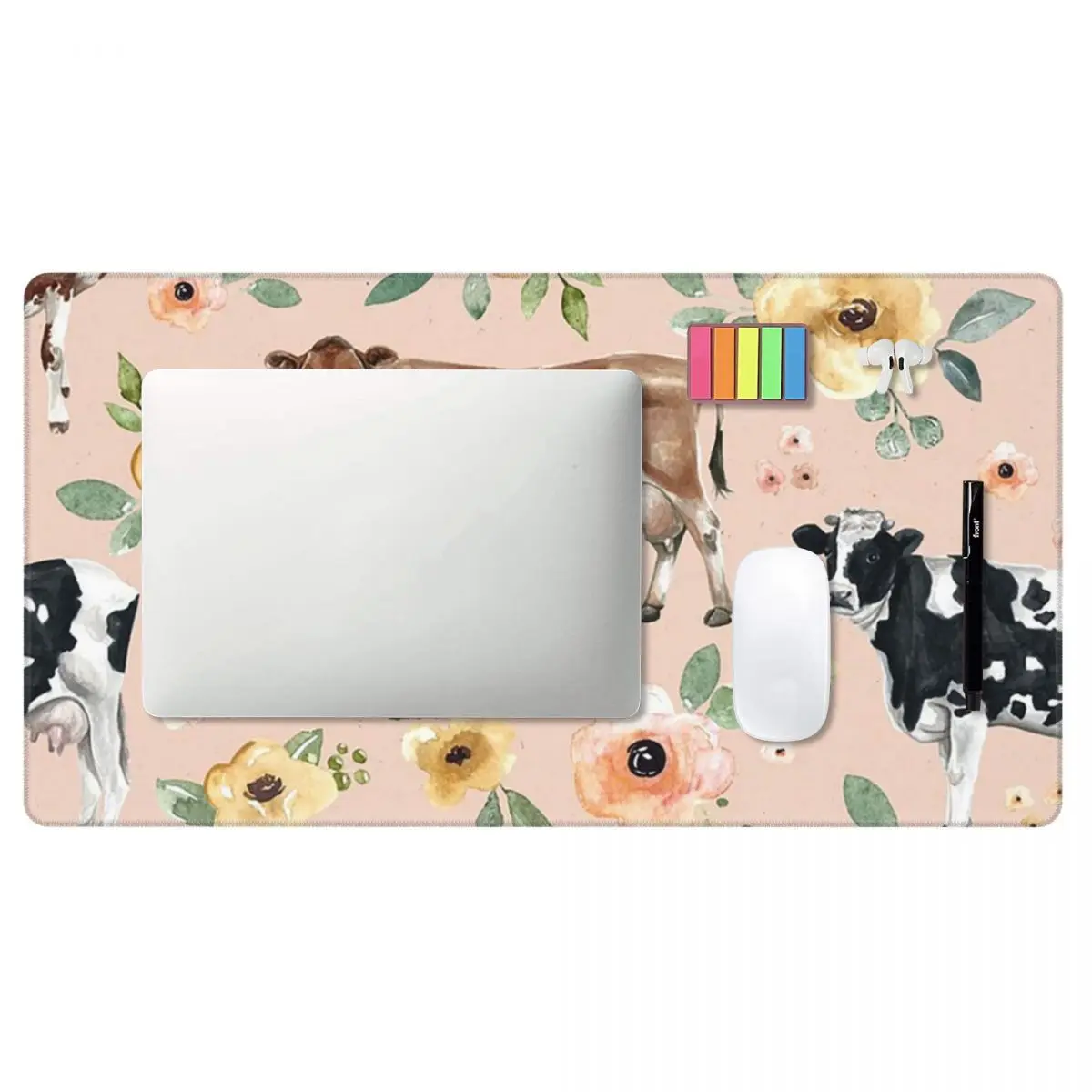 Büyük Mouse Pad İnek Çiçekli A - Yellow Laptop Accessories incelemesi ve fiyatı