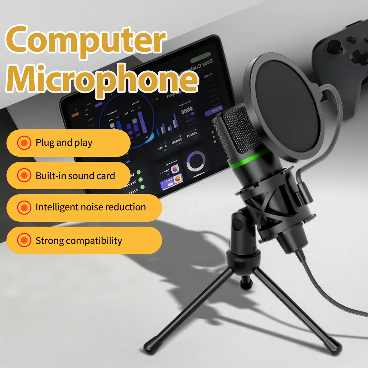 Kondenser Mikrofon USB Kablolu - Laptop Accessories Usb incelemesi ve fiyatı