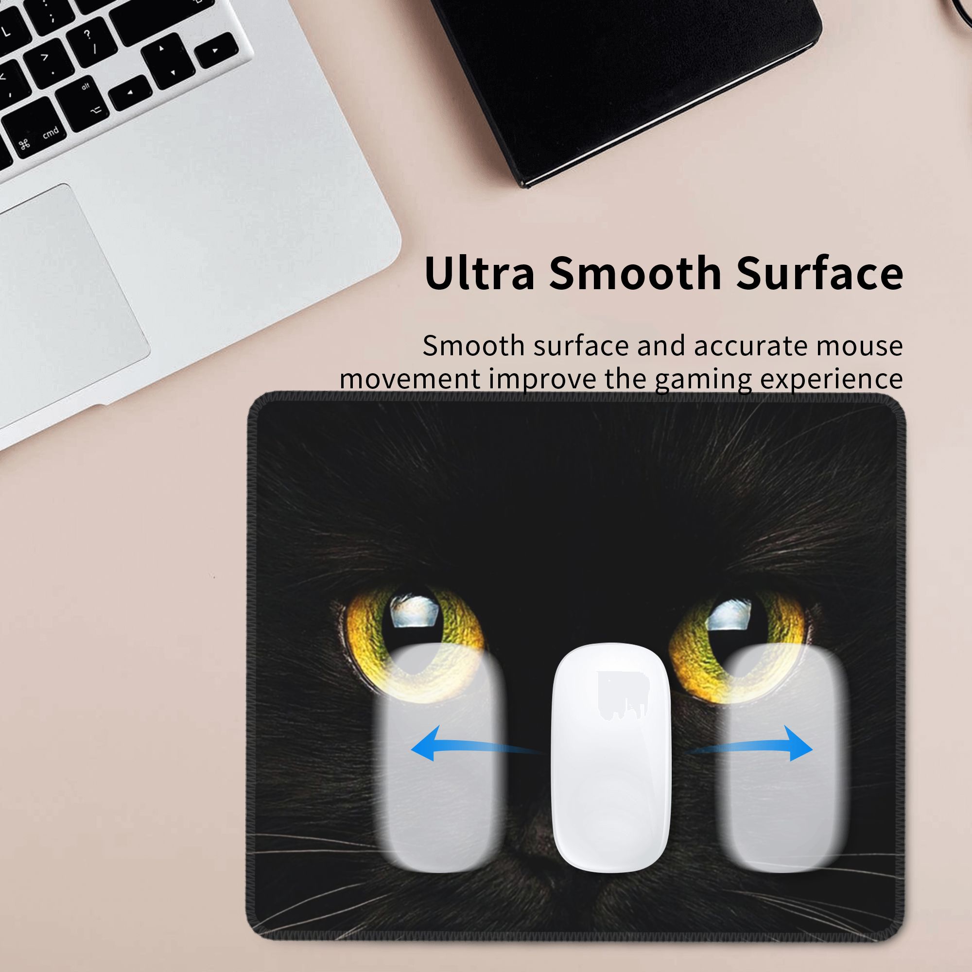 Siyah Kedi Yüzü ve Sarı Gözlü  - Yellow Laptop Accessories incelemesi ve fiyatı