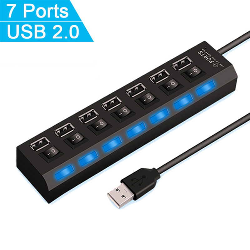 7 Port USB 2.0 Hub Splitter Di - Laptop Accessories Usb incelemesi ve fiyatı
