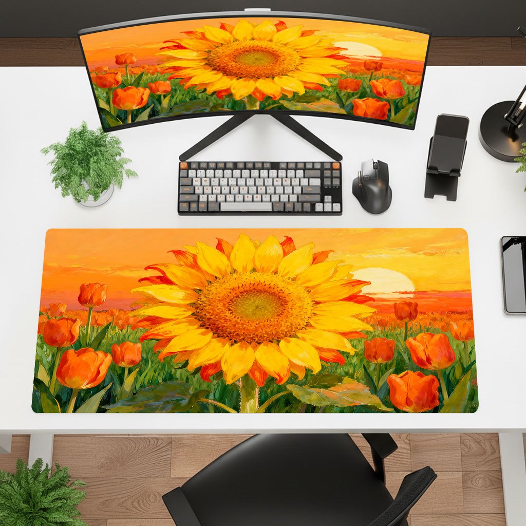 Marka Sarı Ayçiçeği Mouse Pad, - Yellow Laptop Accessories incelemesi ve fiyatı