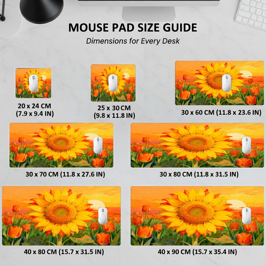 Marka Sarı Ayçiçeği Mouse Pad, - Yellow Laptop Accessories incelemesi ve fiyatı
