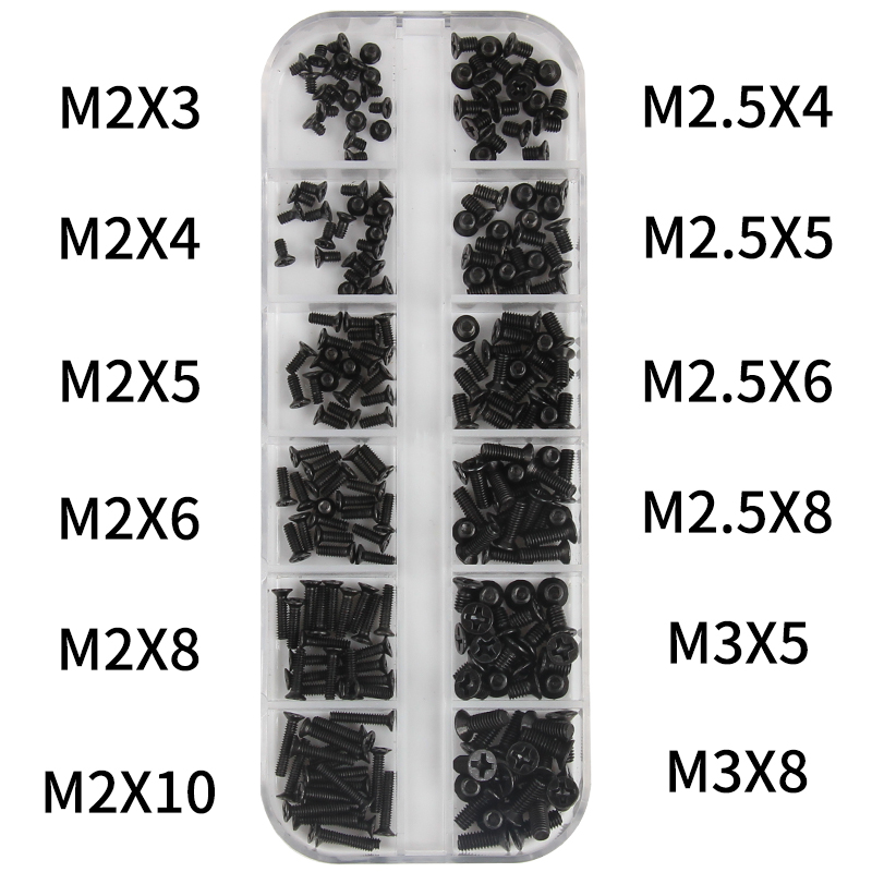 240 adet M2 M2.5 M3 vida seti  - Laptop Electronics Accessories incelemesi ve fiyatı
