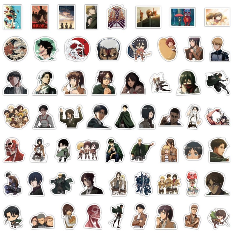 60 adet Titan Anime çıkartmala - Laptop Accessories Parts incelemesi ve fiyatı