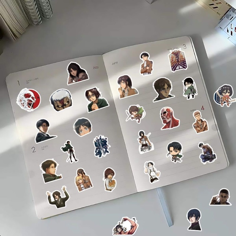 60 adet Titan Anime çıkartmala - Laptop Accessories Parts incelemesi ve fiyatı