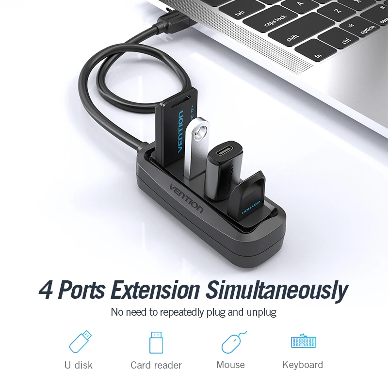 Vention USB 2.0 HUB 4 Port ile - Laptop Electronics Accessories incelemesi ve fiyatı