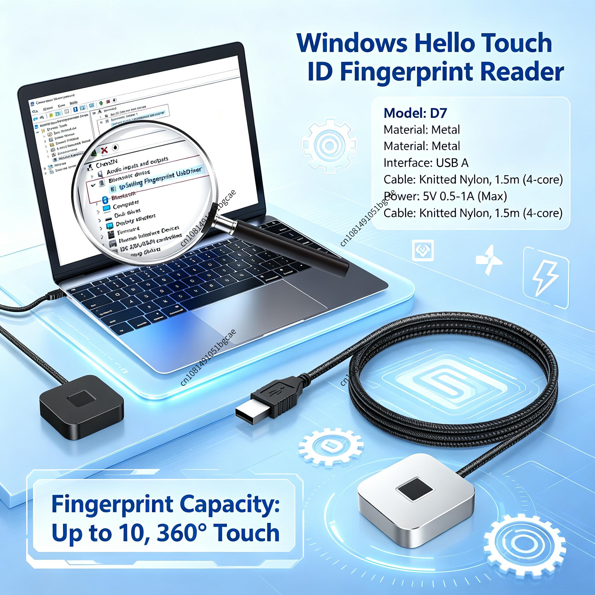 Windows Hello için 5 ft Kablol - Fingerprint Reader Usb incelemesi ve fiyatı