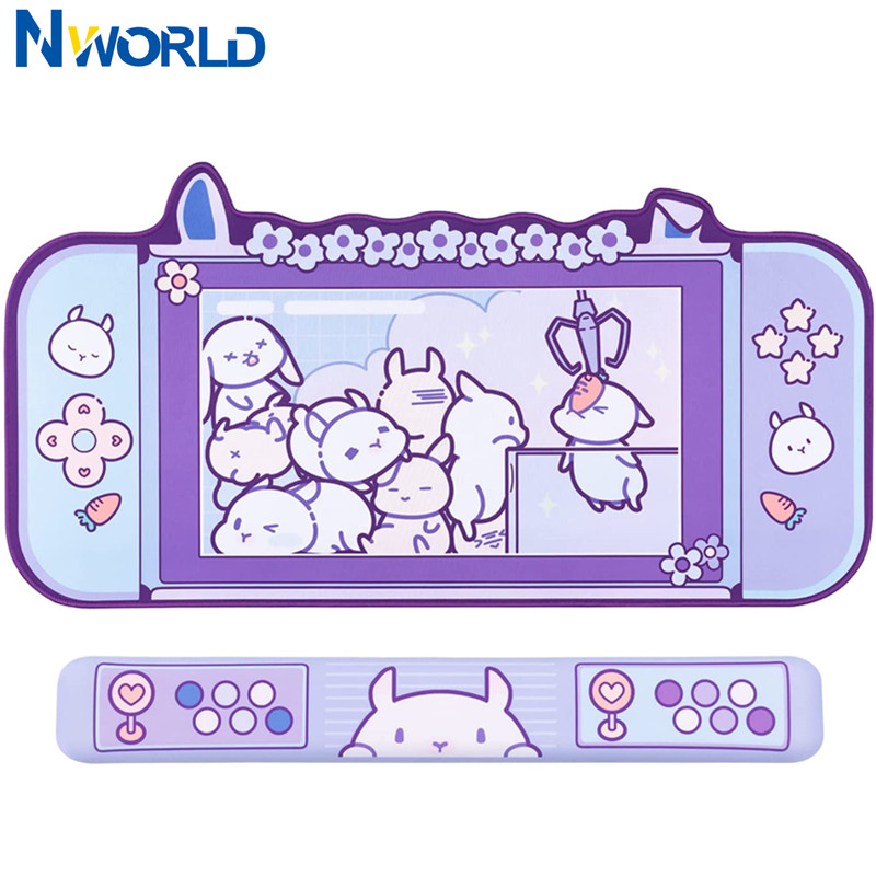 Büyük Kawaii oyun Mouse Pad se - Laptop Accessories Pink incelemesi ve fiyatı