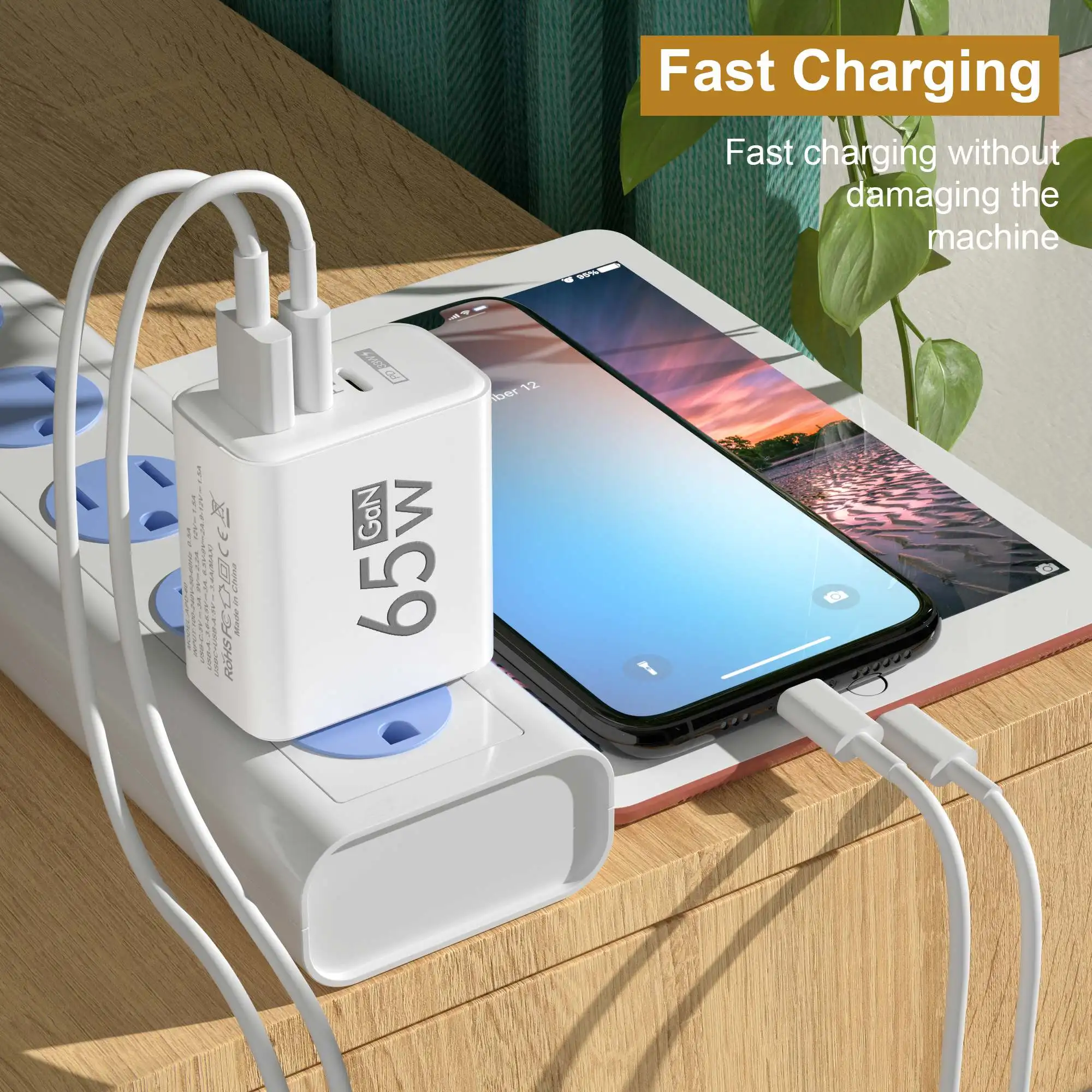 Katlanabilir 65W GaN 3 Bağlant - Laptop Accessories Usb incelemesi ve fiyatı