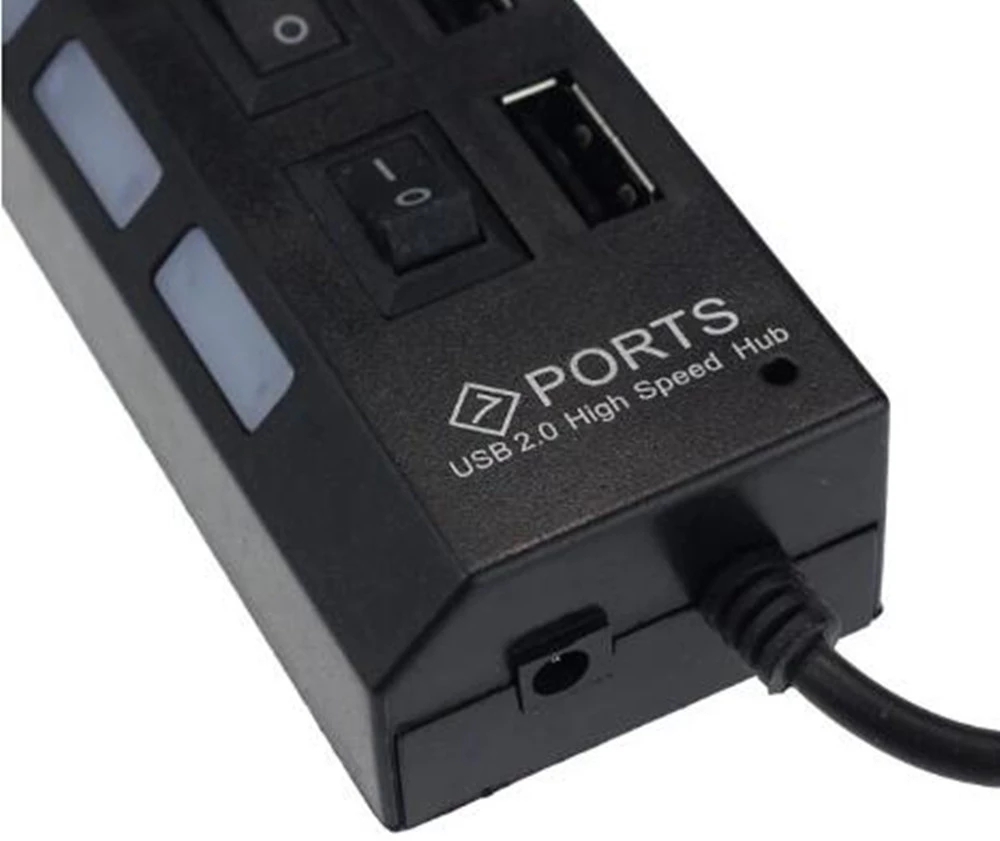 7 Port USB 2.0 Hub Splitter Di - Laptop Accessories Parts incelemesi ve fiyatı
